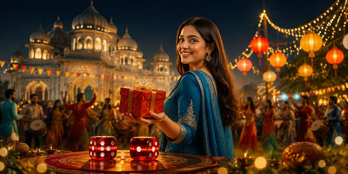 A festive dice game atmosphere with a Bangladeshi theme